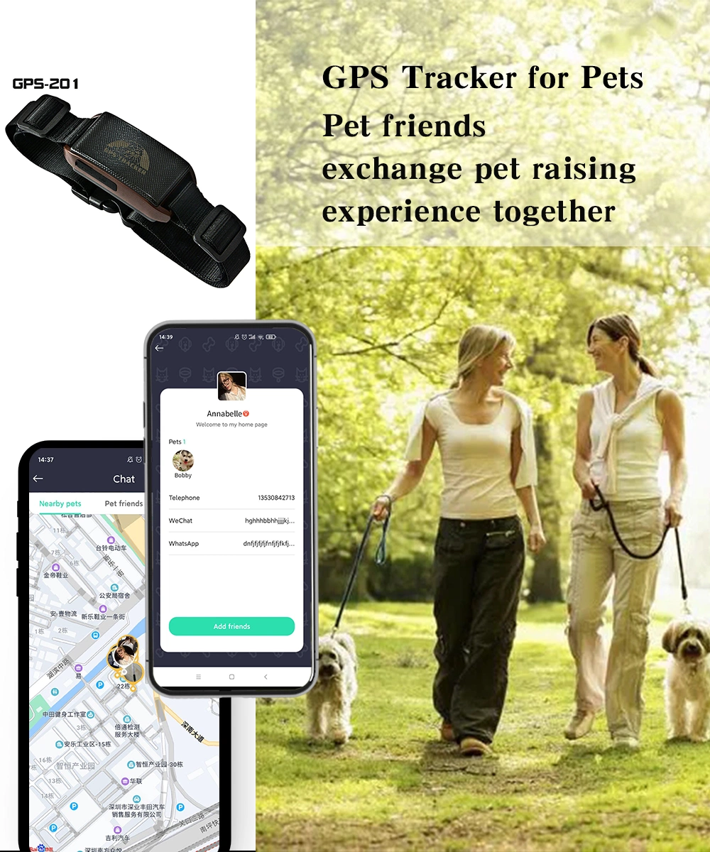 Pet Tracking Collar GPS Tracking for Dog Coban 201 Mini Anti-Lost Pet Training Behavior Products Animal GPS Tracker