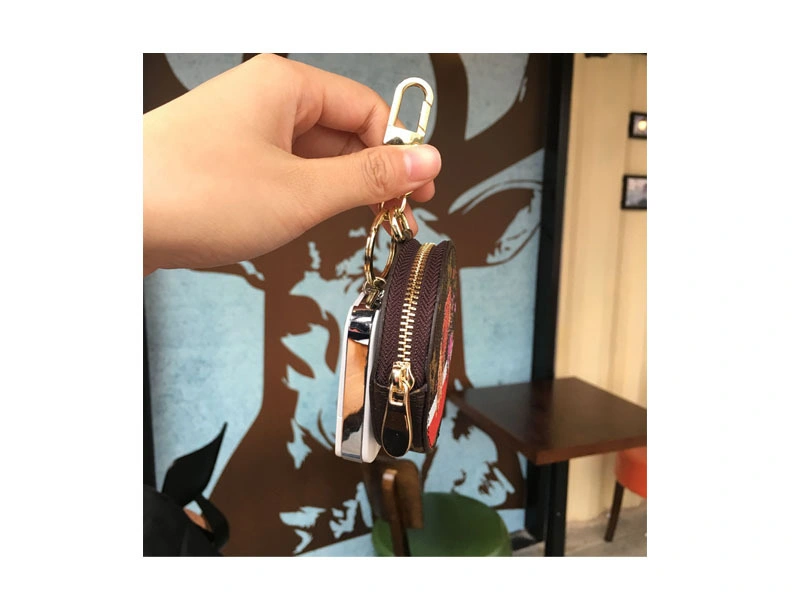 Ea142 Illustre Hollywood Drive Key Holder Initial Women Wholesale Keychain Luxury Purse Leather Charms for Accessories Hand Cute Designer Luxury Bag Charm