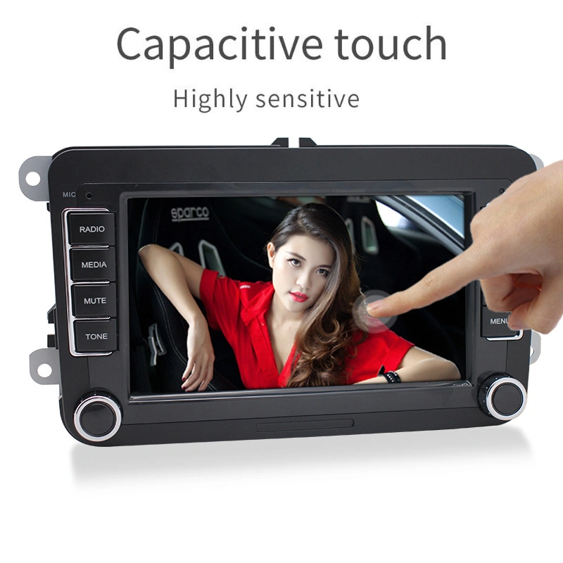 7inch Android 12 Carplay Car Radio Wireless 2 DIN Autoradio GPS Bt FM RDS for Volkswagen/Passat/Polo/Golf 5 6/Touran