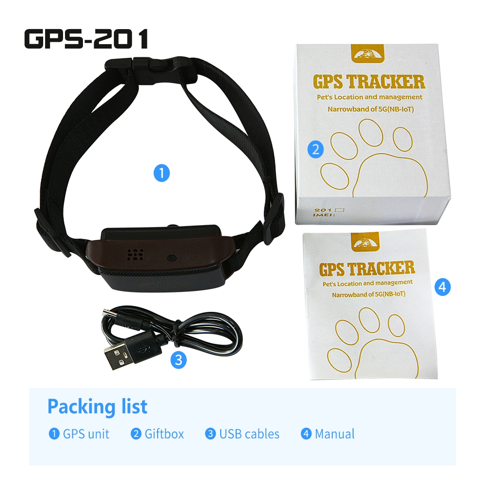 Pet Tracking Collar GPS Tracking for Dog Coban 201 Mini Anti-Lost Pet Training Behavior Products Animal GPS Tracker