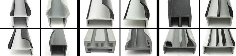 PVC Extrusion Profile Rubber Door Seals Gasket for Container