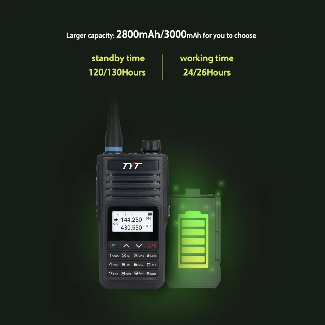 New Arrival Th-UV99 Tyt IP68 Waterproof VHF UHF 10W Two Way Radio