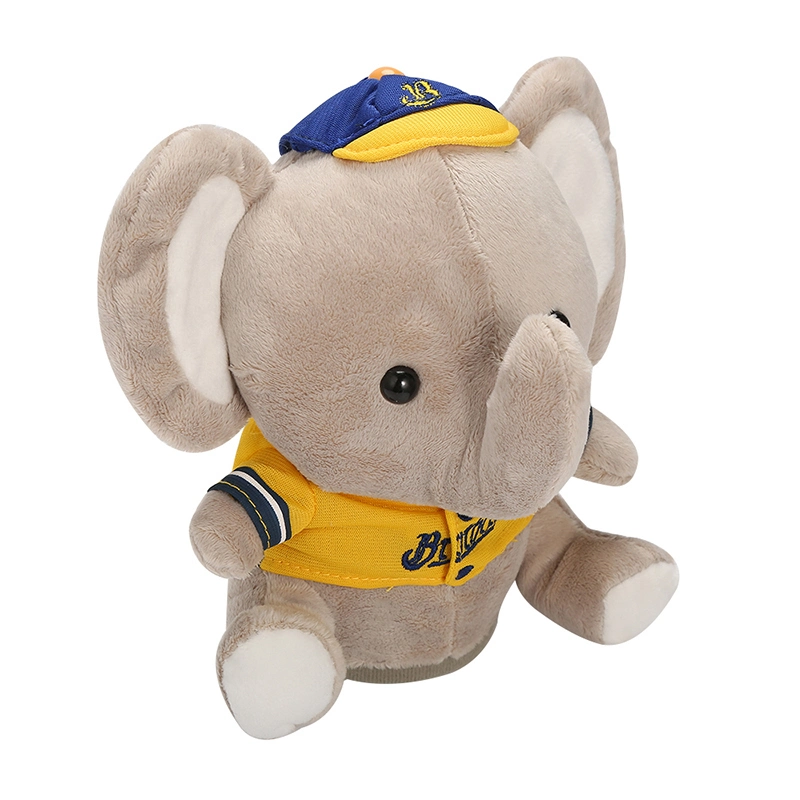 Ovement Elephant Plush Toy Custom Cartoon Cartoon Doll Custom Elephant Doll to Figure to Sample Custom