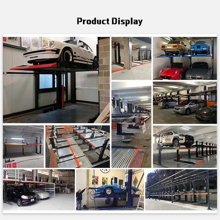 Two Post Double Level Car Parking Lift/Hydraulic Lifting Equipment/Vertical Parking System