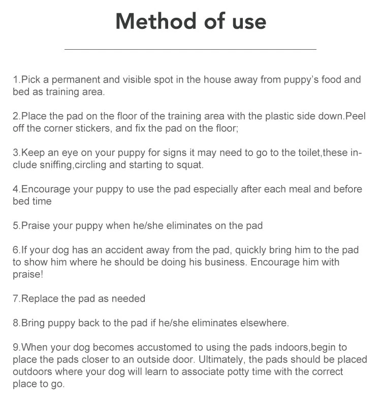 Hayeapet-EU Style Puppy Training Pads Anti-Slip Bottom Pet Dog Pads Models