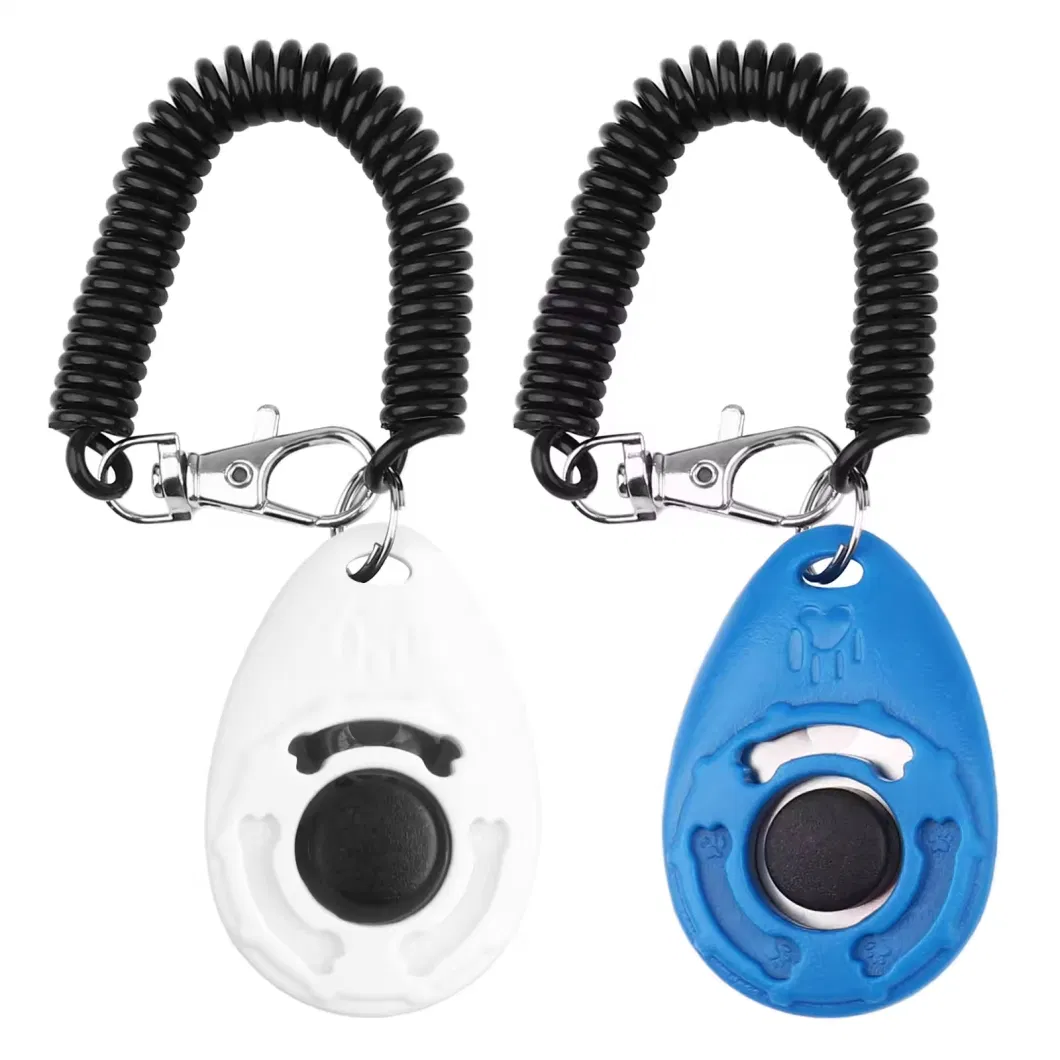 Dog Training Clickers with Wrist Strap Durable Pet Training Behavior Products for Cats Dogs Whistle and Clicker to Stop Barking