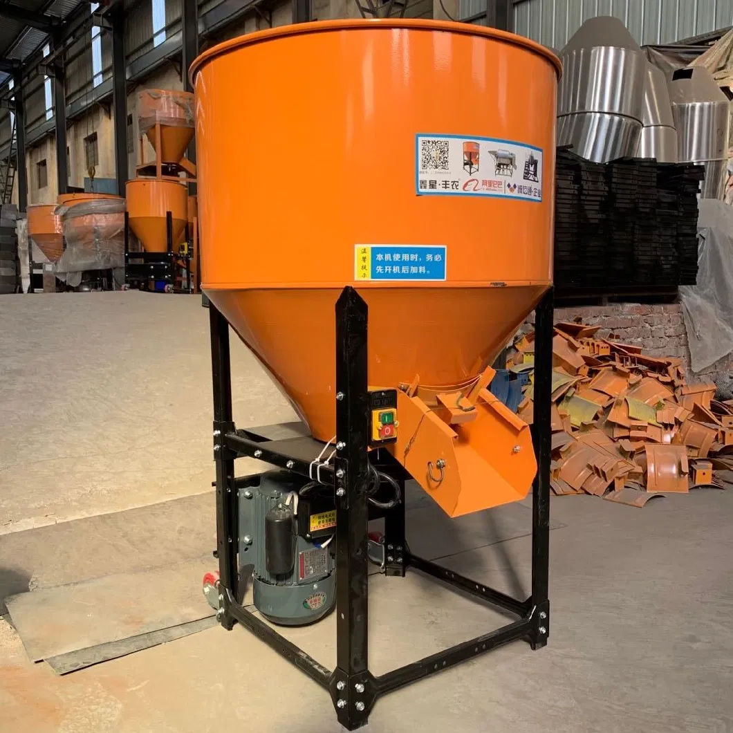 Stainless Steel Vertical Farm Fertilizer and Animal Poultry Feed Mixer Manufacturer