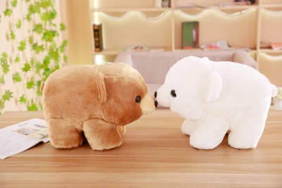 30-50cm Soft Stuffed Plush Baby Toy Realstic Polar Bear