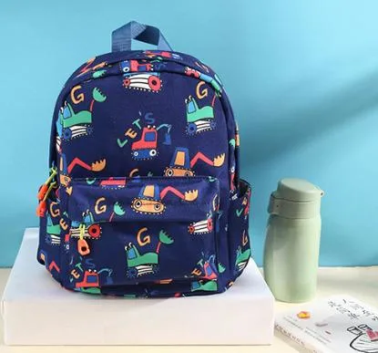 Luoxia Ultralight Cartoon Children&prime;s Schoolbag Kindergarten