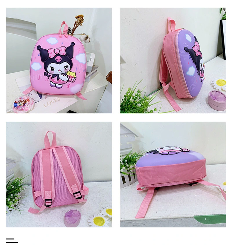 Cartoon Pink Panda School Bag for Girl Backpack Kids Bookbag Back Pack