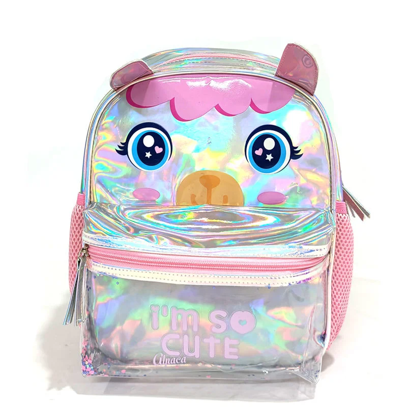 Custom Cartoon Kids Backpacks Mini Kindergarten Clear PVC Animal Backpack Children Girls Boys Backpack