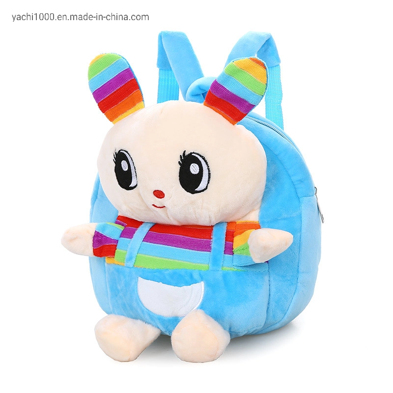 Soft Bunny School Bag Kids Cute Animals Rabbit Backpack