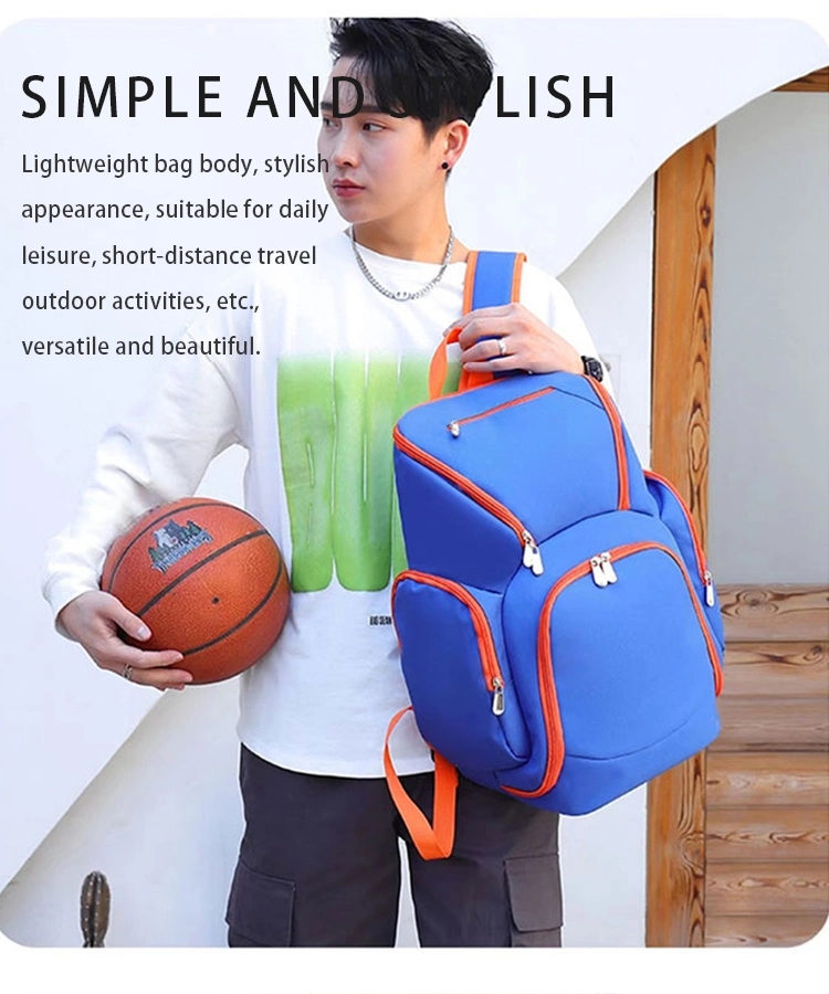 Basketball Backpack Men&prime;s Sports Gym Bag Youth Football Bag Large Capacity Backpack