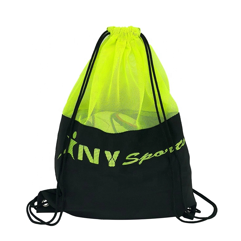 420d Polyester Nylon Swimming String Bag String Back Pack Logo Sport Cinch Sacks