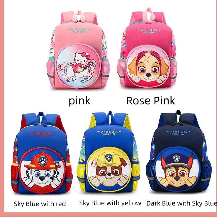 Kindergarten Boys and Girls Cartoon Backpack 2-5 Years Old Small and Medium Class Backpack