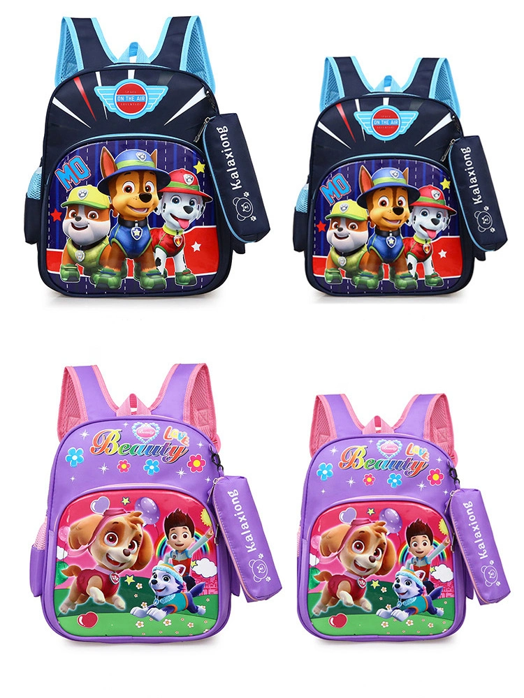 New Children&prime;s School Bag Wholesale Kindergarten Light Cartoon Backpack