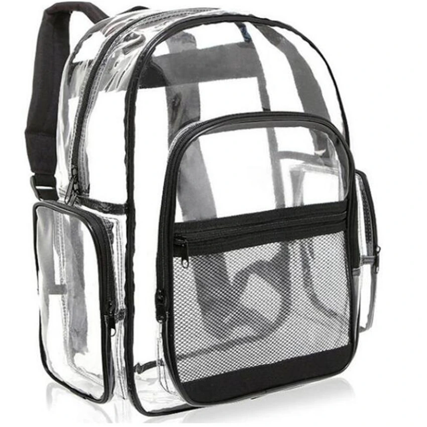 Clear Teens PVC Transparent Waterproof Backpack