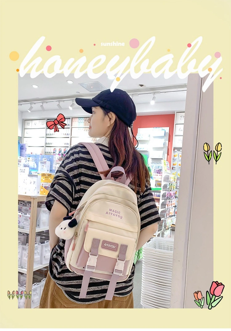 Instagram Mini Fragrant Style Girl Backpack Leisure Outdoor Travel Fashion Student Backpack