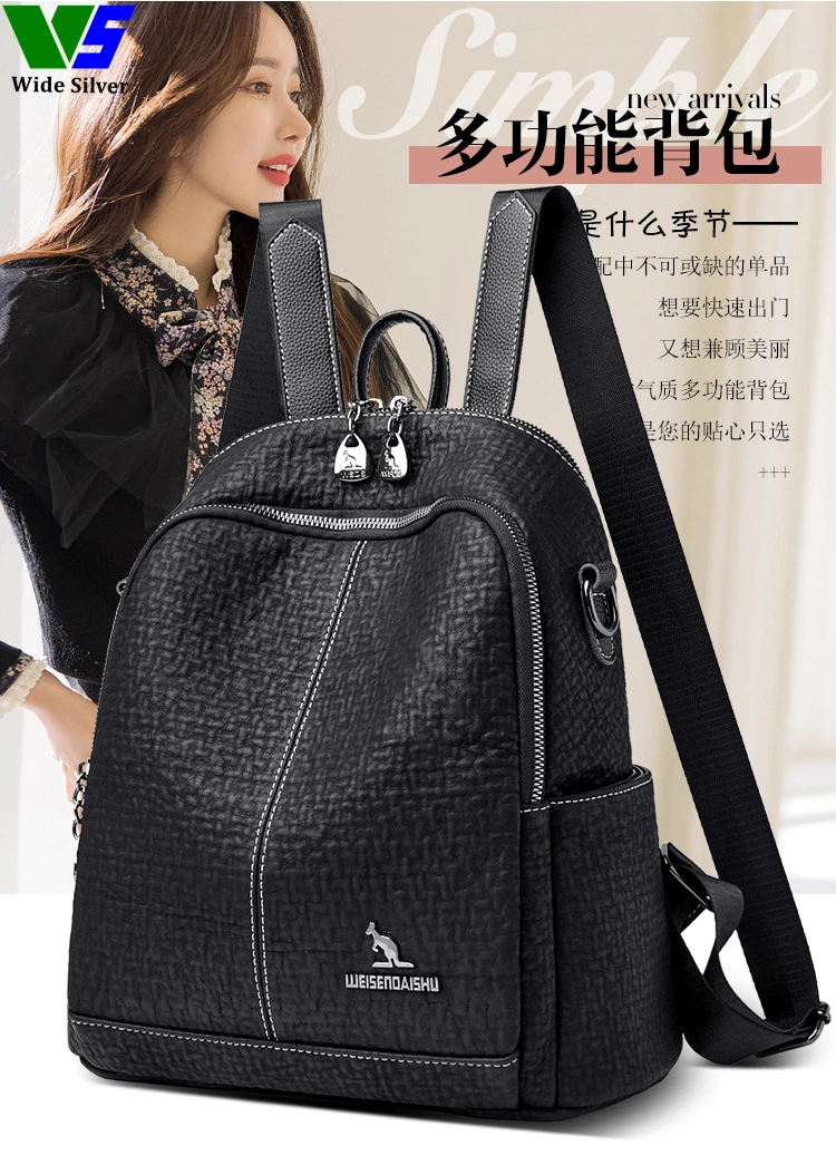 Wide Silver Limited Backpack Luxury Backpack New Design Back Bag Girls