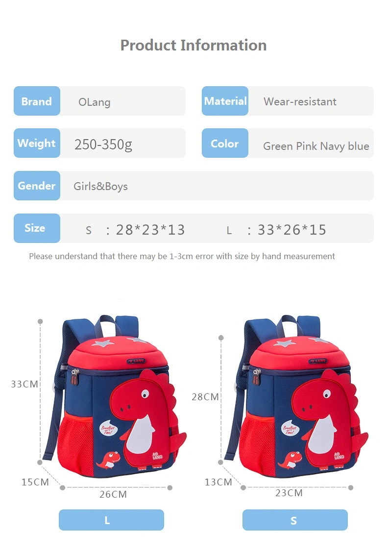 Factory Best Price Large Capacity Bucket Kids Bag Big Nose Fashion Pattern School Backpack