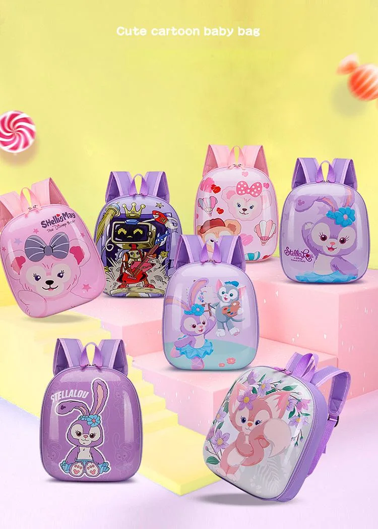 Creative Cute Hard Shell Kindergarten Backpack Fashion Cartoon Children Kids Backpack