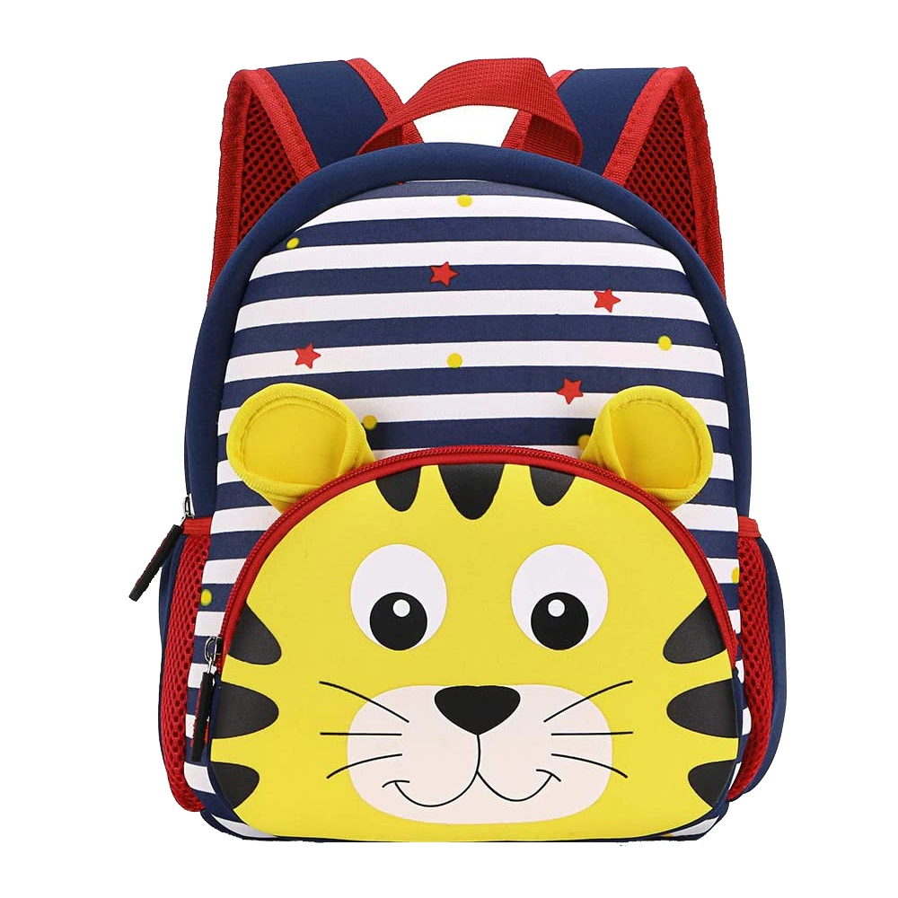 2023 Best Sell Wholesale Cute Cartoon Children Boys Girls Backpacks Neoprene Eco-Friendly Materials Kindergarten Schoolbags