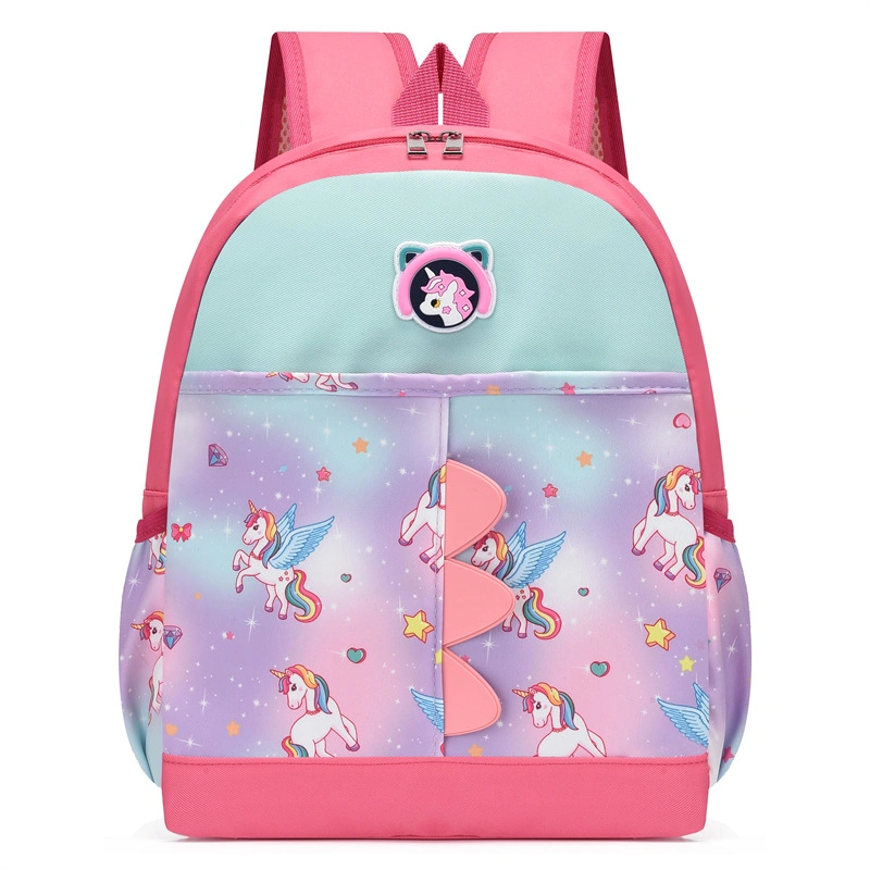 Wholesale Mochilas Escolares Custom 3D Cartoon LED Sequins Girls Kid Pink Bookbags School Backpack