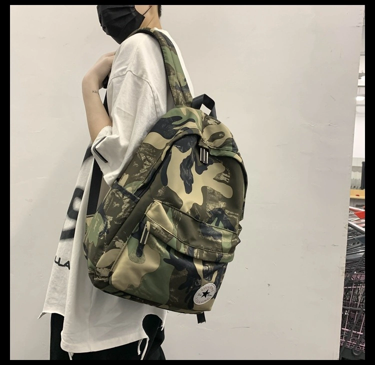 2023 New Fashion Junior High School High School University Student Nylon Casual Sports Backpacks