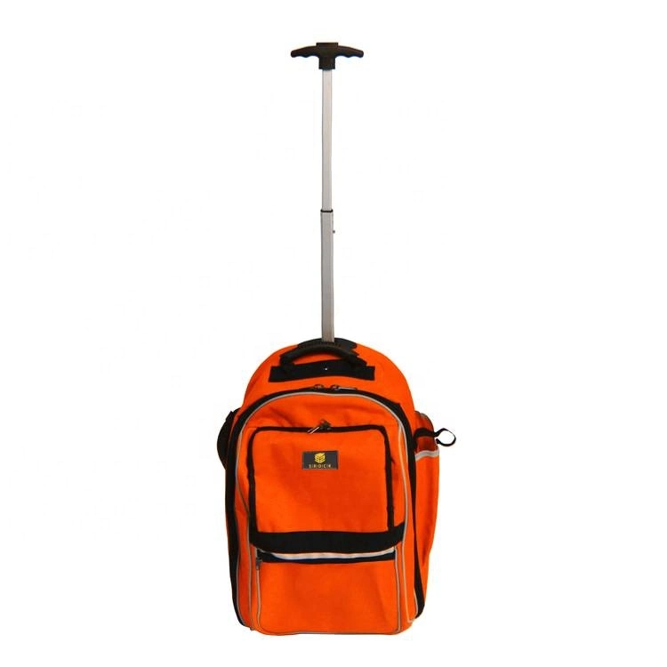 Multifunctional Travel Large Capacity Tool Kit Trolley Backpack Bagwith Wheels