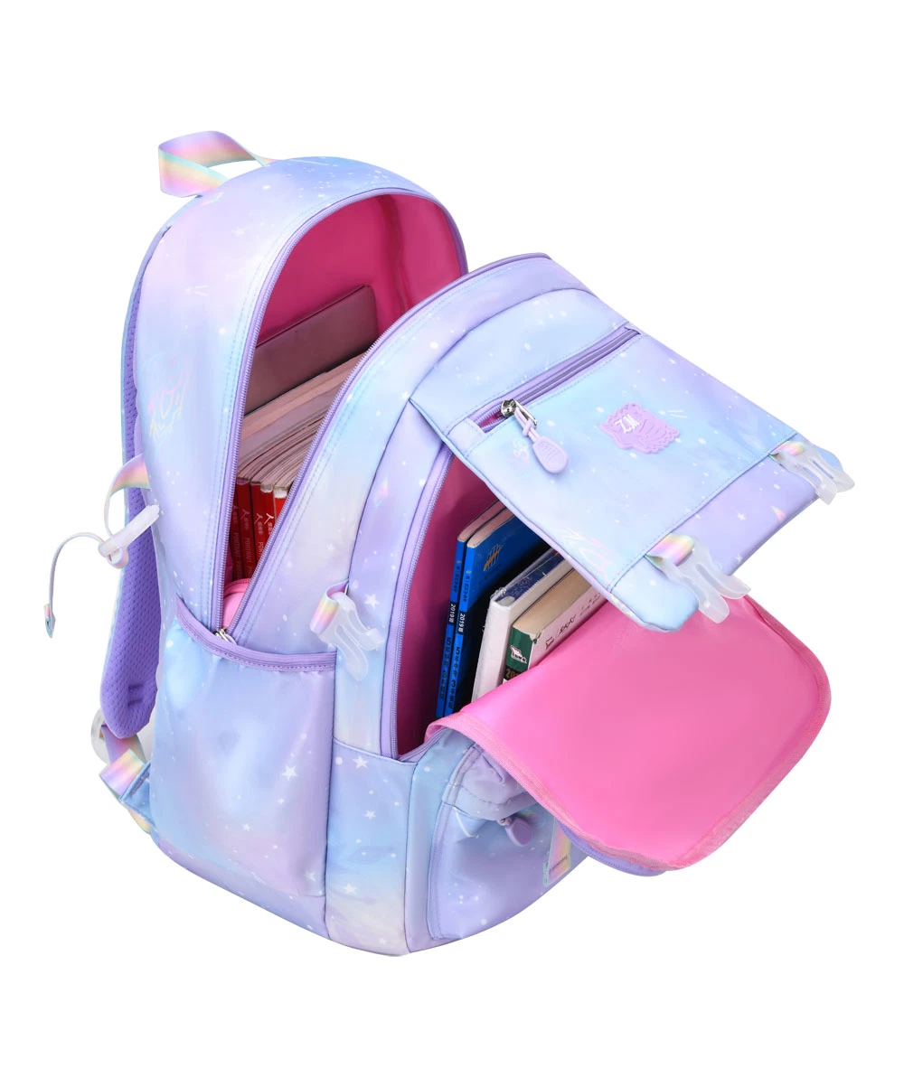 Rain Resistant Double Shoulder Primary Cute Girl Cartoon School Students Kids Children Satchel Backpack Pack Bag (CY6847)