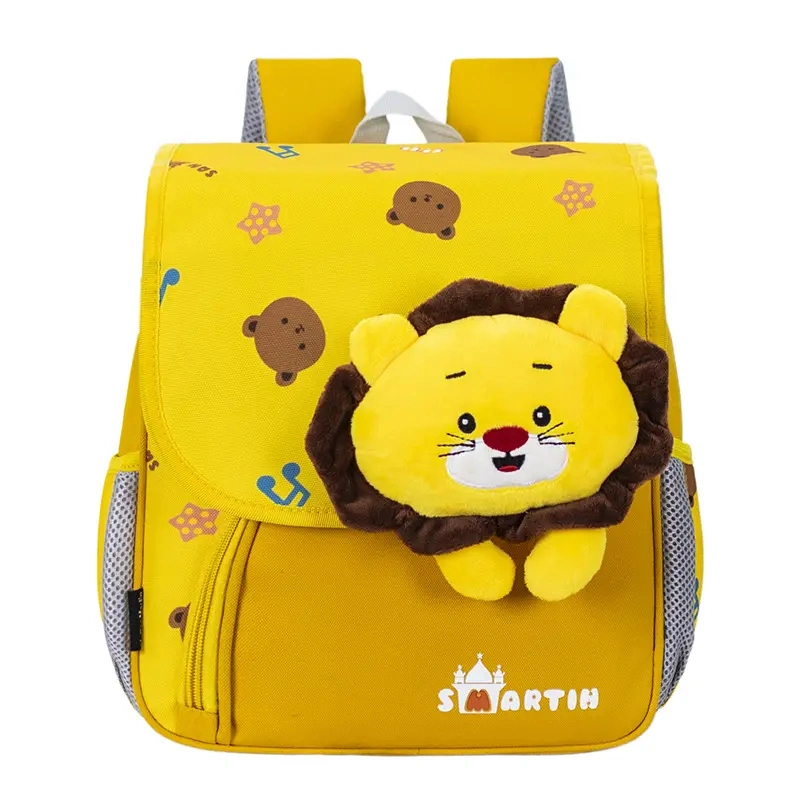 3D Cute Cartoon Animal Plush Bag Boys and Girls Korean School Bags Fashion Children&prime;s Backpack Baby Backpack