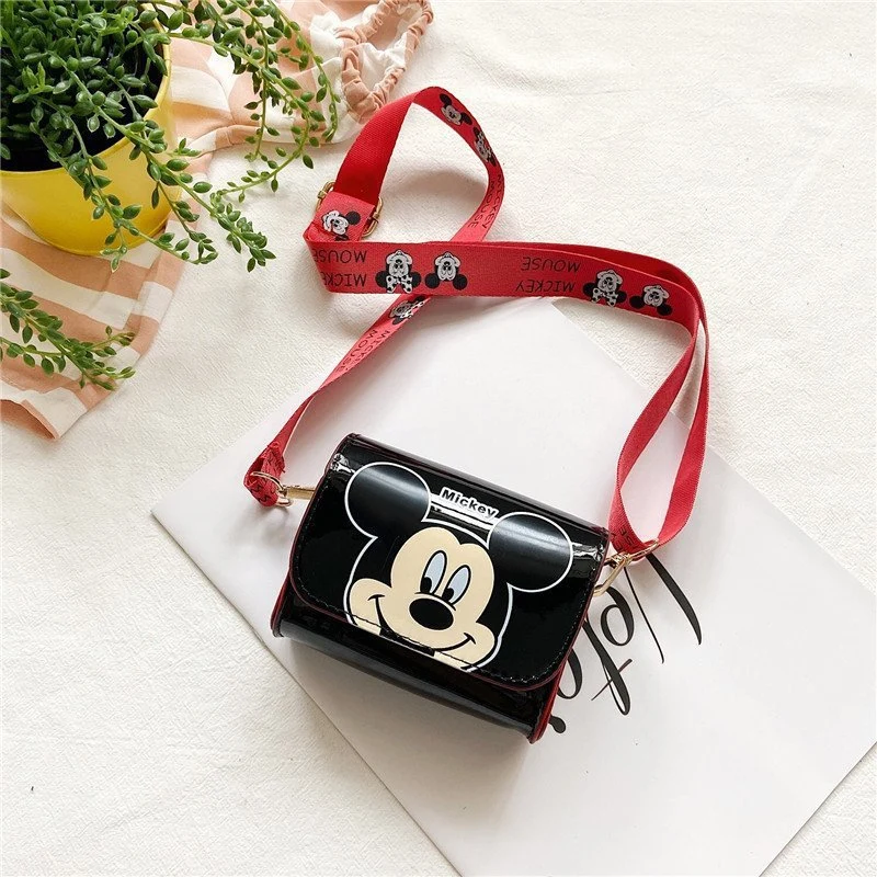 Small Crossbody Handbag Square Cartoon Kid Purse Lady Bag