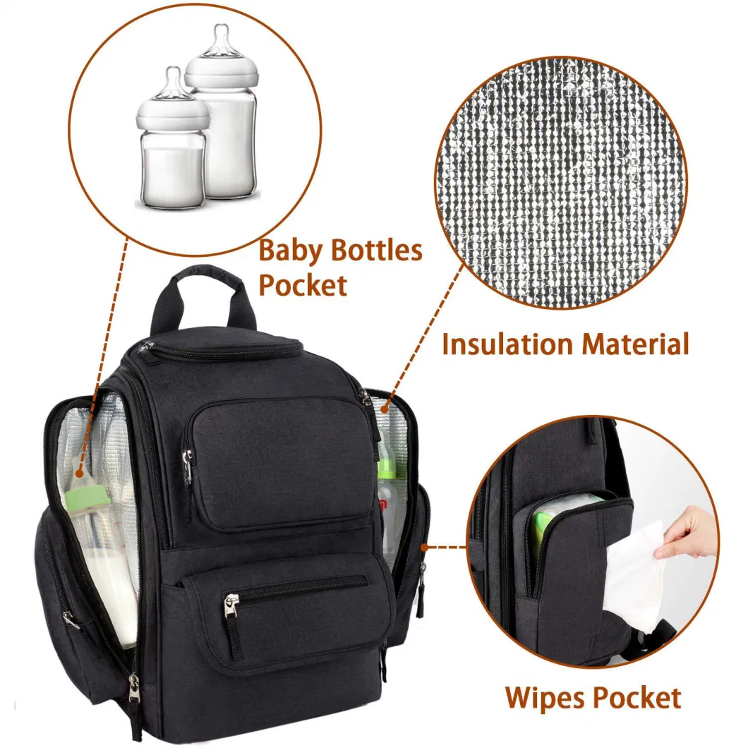 Multi-Function Large Travel Backpack Diaper Bag Nappy Bags for Baby Nursing Care