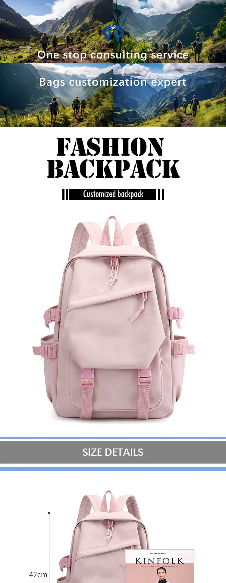 Large Capacity School Bag Girl Boy Bookbags High Teenager Student Backpack School Bag for Kids