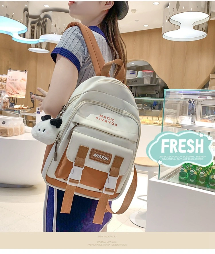 Instagram Mini Fragrant Style Girl Backpack Leisure Outdoor Travel Fashion Student Backpack