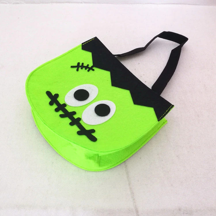 New Design Halloween Trick Hot Sale Kids Small Eco Friendly Felt Gift Tote Bag