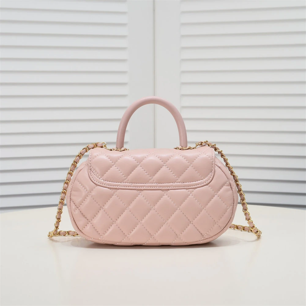 Tote Girly Pink Chain Crossbody Bag