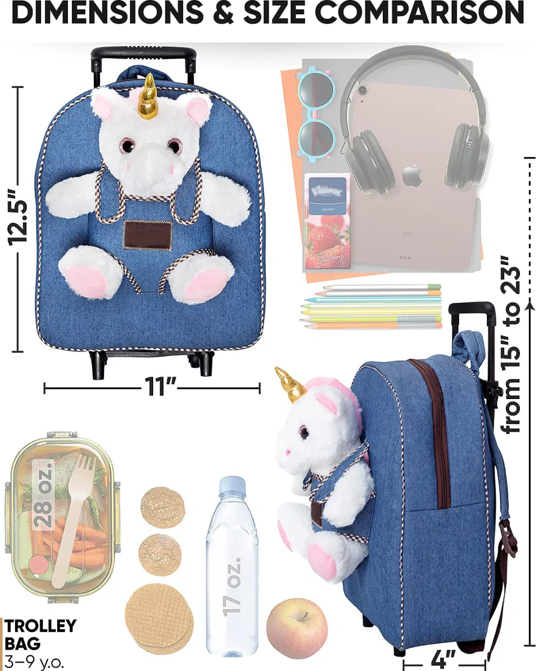 Unicorn Backpack for Girls, Unicorn Toys for Girls Boys