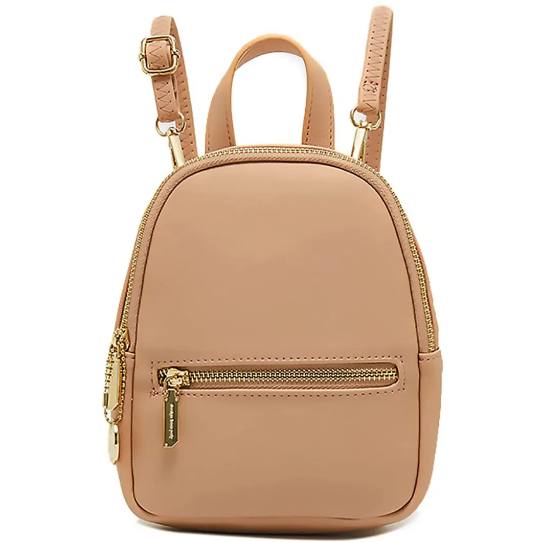 Small Leather Backpack Mini Cute Casual Daypack