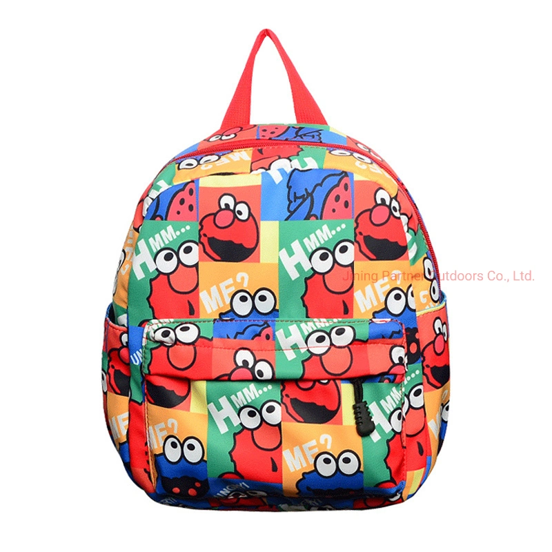 Promotional Custom Polyester Printed Kids Back Pack Cheap Cartoon School Bag Youth Sublimation Backpack