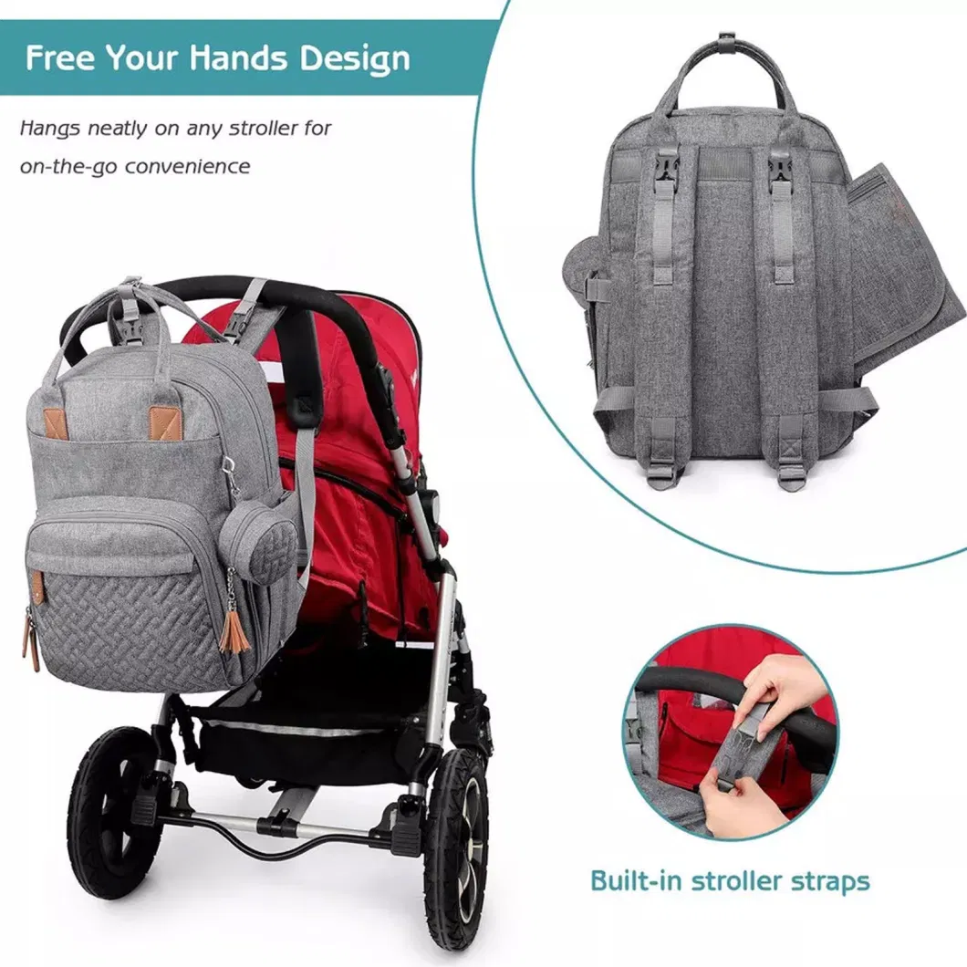 Dealers Diaper Bag Backpack All-in-One Baby Bags for Boy Girl Multifunction Large Travel Backpack with Portable Changing