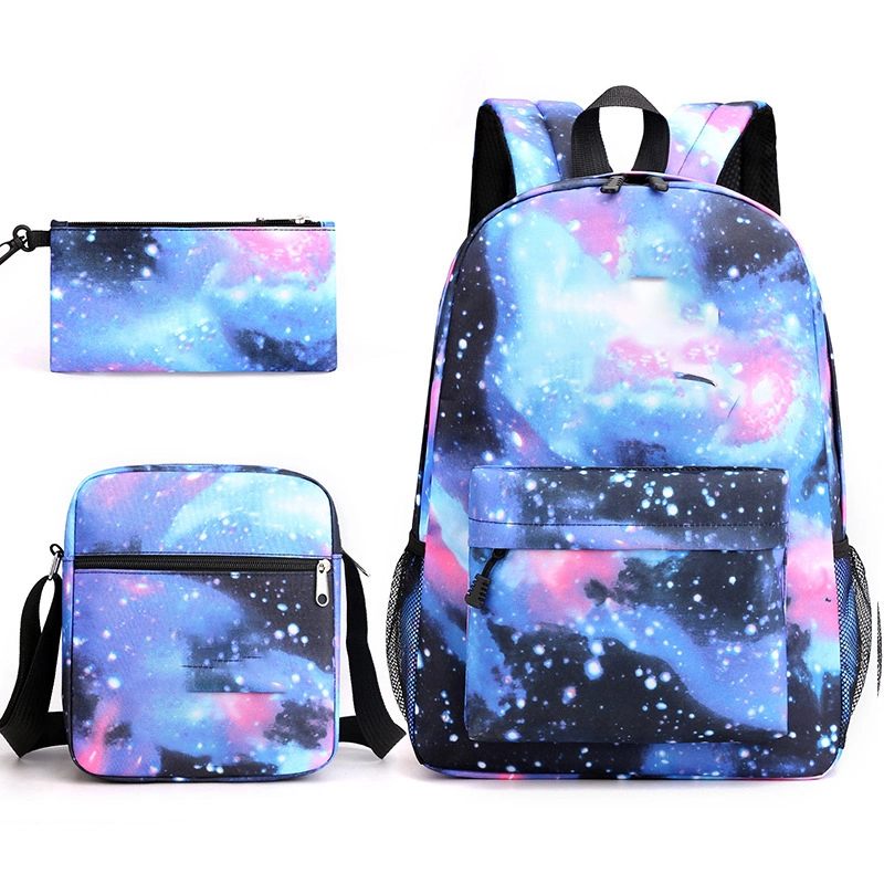 Hot Sales 2021 Luxury Druable Children School Bags Crossbody Purse Three Pieces Sets Kids School Backpack Bag for Girls