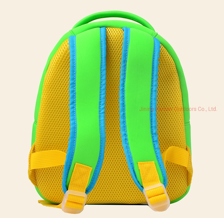 Toddler Backpack Frog School Neoprene Bags for Children Durable and Wear-Resistant Children Waterproof School Bag