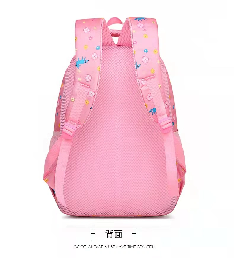 Custom Printed School Girls High Quality Book Bag for Children Backpack