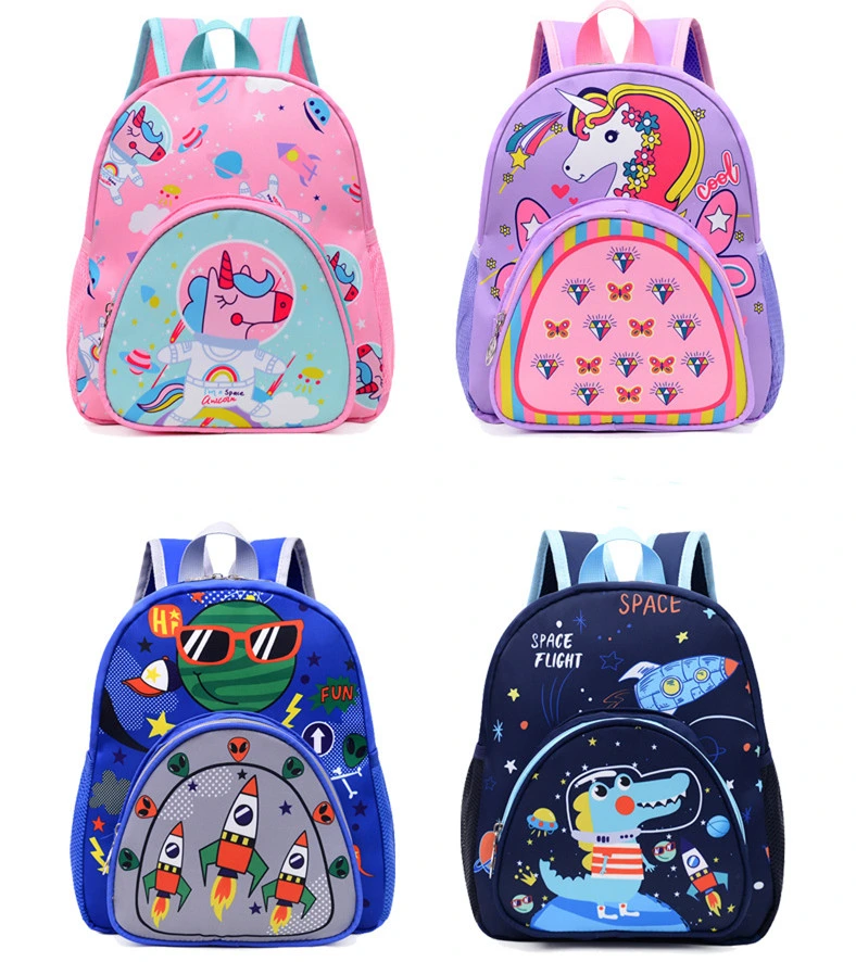 Wholesale Cheap Price Light Bookbags Cute Girls Cartoon School Backpack Bag Children Trendy Kindergarten Schoolbag for Kids