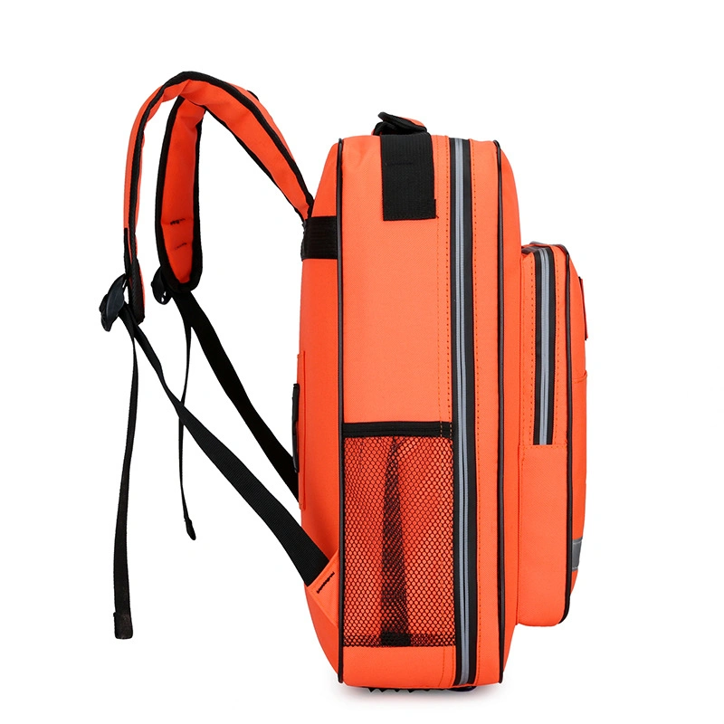 Emergency Waterproof Fire Rescue Civil Defence Kit Family Emergency Reflect Light Backpack