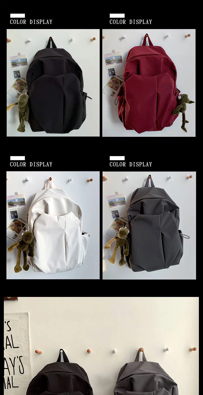 Nylon Backpacks Large Capacity High School Teens School Bags Laptop Backpack Hiking Travel Notebook School Bag Femelle