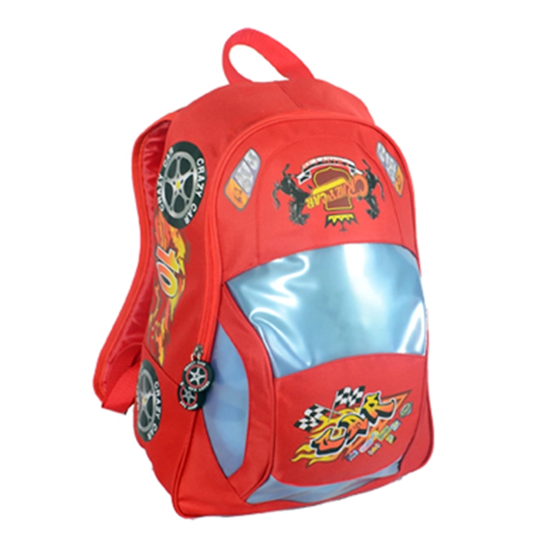 Late Design Car Silk Screen School Bags Collection Backpack