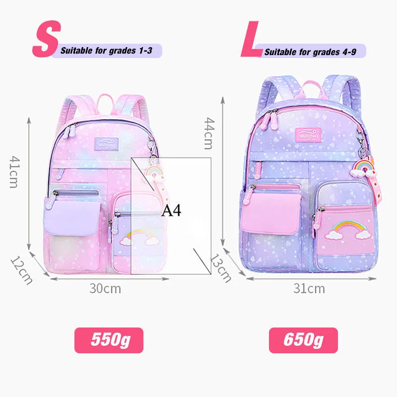 Ru 2023 Bestwill Girls Logo Student Cartoon Mochilas Custom Bookbags Book Children Schoolbag Backpack Kids Bag School Bags