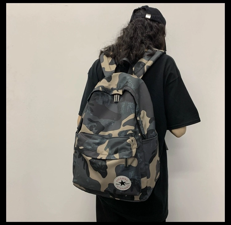 2023 New Fashion Junior High School High School University Student Nylon Casual Sports Backpacks